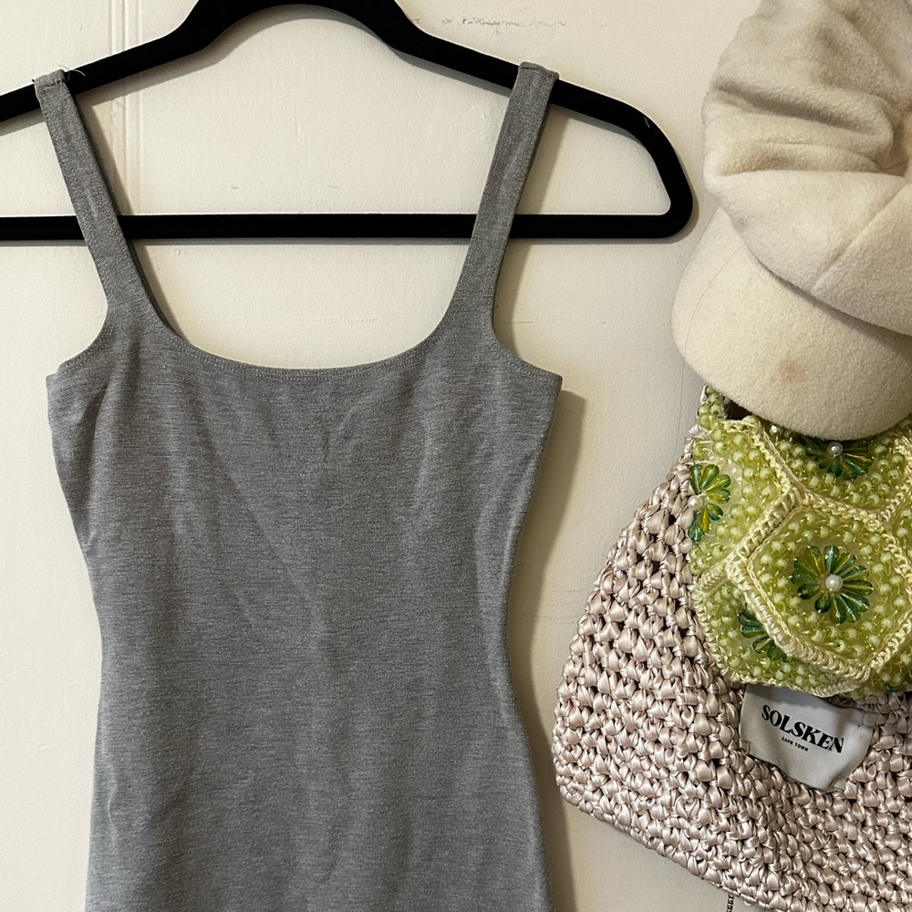 American Apparel Grey Bodycon Dress